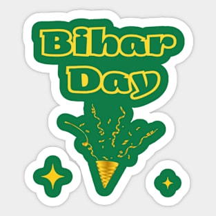 Indian Festivals - Bihar Day Sticker